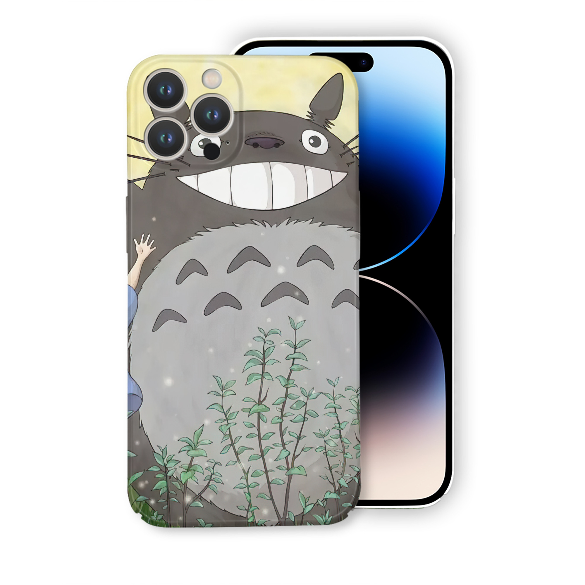 （画像用） となりのトトロ 草壁メイ 草壁サツキ My Neighbor Totoro Satsuki Kusakabe Mei Kusakabe 【iPhone 14シリーズ対応】ハードケース